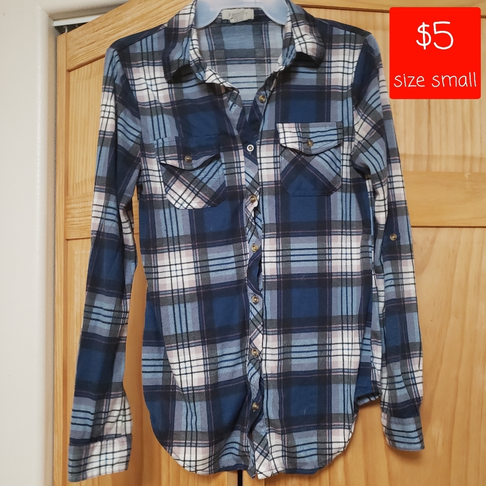 Plaid button up